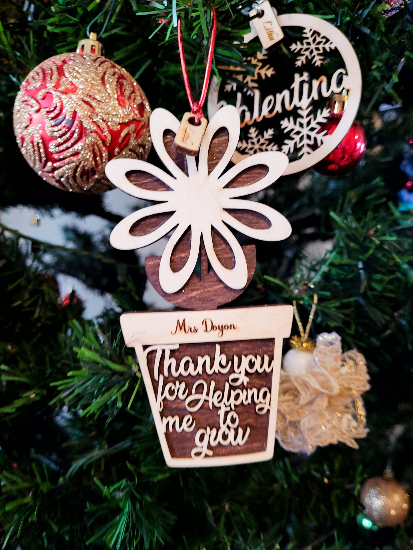 Custom Teacher Ornament / Teacher Gift / Gift for Teachers