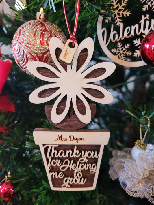 Custom Teacher Ornament / Teacher Gift / Gift for Teachers