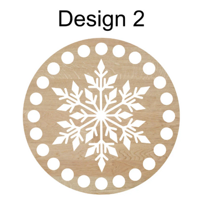 CROCHET BASKET Base - Laser cut wooden basket base - Crochet Bag Base, Purse base wood crochet - 10cm diameter, 3mm thickness