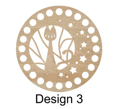 CROCHET BASKET Base - Laser cut wooden basket base - Crochet Bag Base, Purse base wood crochet - 10cm diameter, 3mm thickness