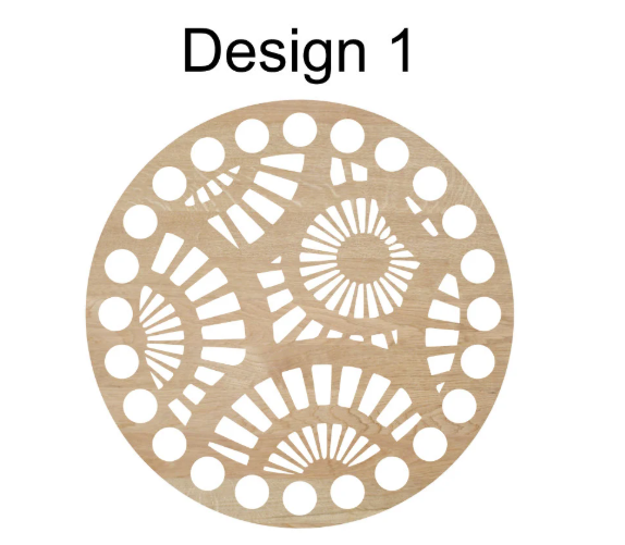 CROCHET BASKET Base - Laser cut wooden basket base - Crochet Bag Base, Purse base wood crochet - 10cm diameter, 3mm thickness