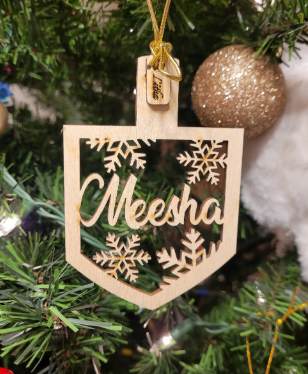 Customized Hanukkah ornaments, happy Hanukkah, Hanukkah decor