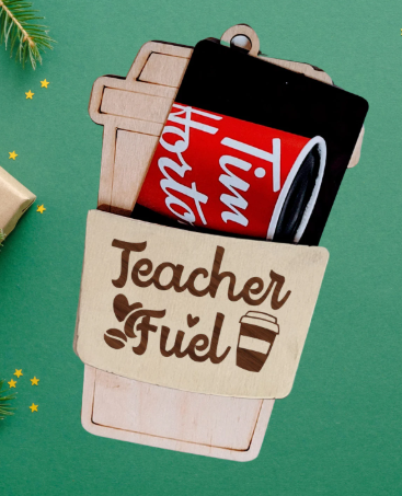 Coffee Cup Gifty Card Holder, Teacher Gifty, Teacher Christmas